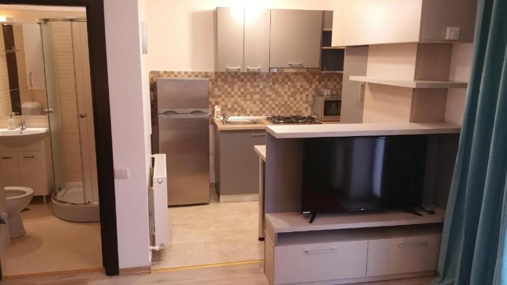 Apartament Garsoniera Sinaia Central Cu Terasa In Aer Liber Nu Este La Subsol Blocul Este In Panta Si Numerotat De La Minus 1 Zewnętrze zdjęcie